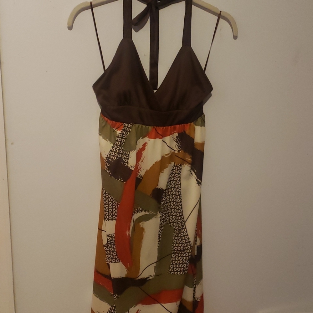 Chesley Halter Maxi Dress Size M